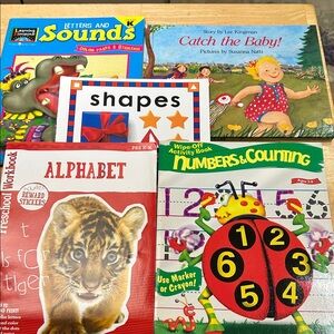 Vibrant Learning Toy Book Set for Kids